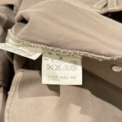 VALENZA SPORTS バレンザポー 刺繍入り ストレッチ デザインパンツ 36/くすみベージュ