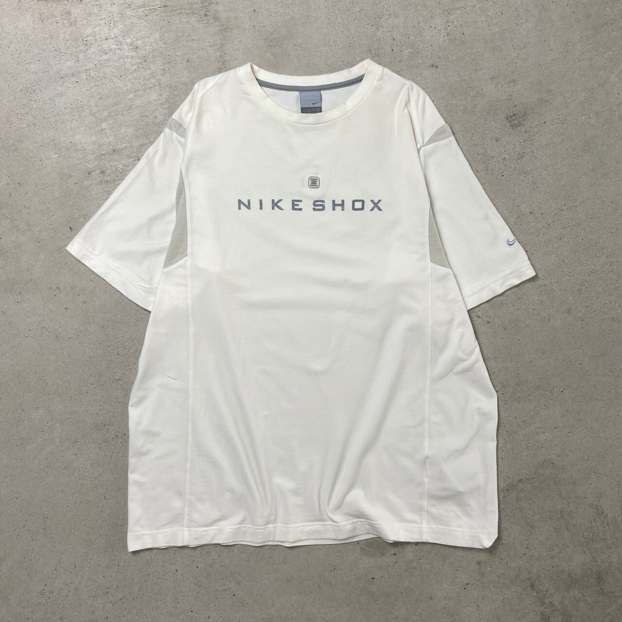 90年代 NIKE SHOX ナイキ スウォッシュ Tシャツ メンズ2XL 古着 90s 