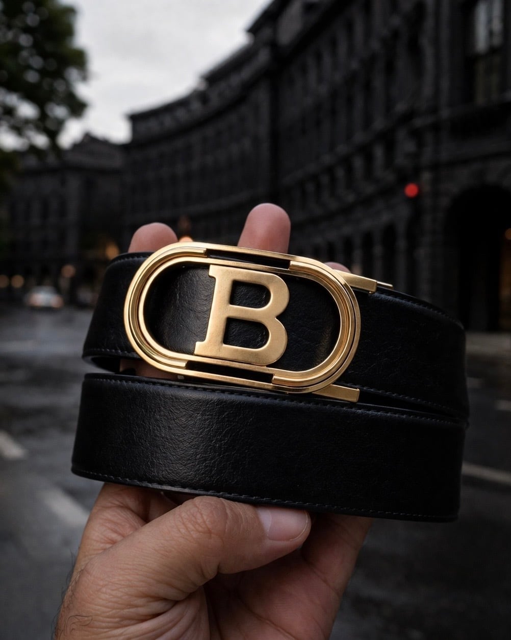 黒レザー ベルト ゴールドBロゴ 数量限定】Belinda Original Belt Gold【BB26006】 | BELINDA OFFICIAL