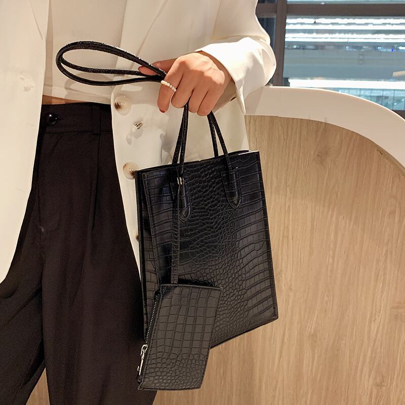 スタンダードオータムウィンターショルダーバッグパターン レトロ 秋物 冬物 トートバッグ ハンドバッグ Tiancai_Wing_Bag19396512207