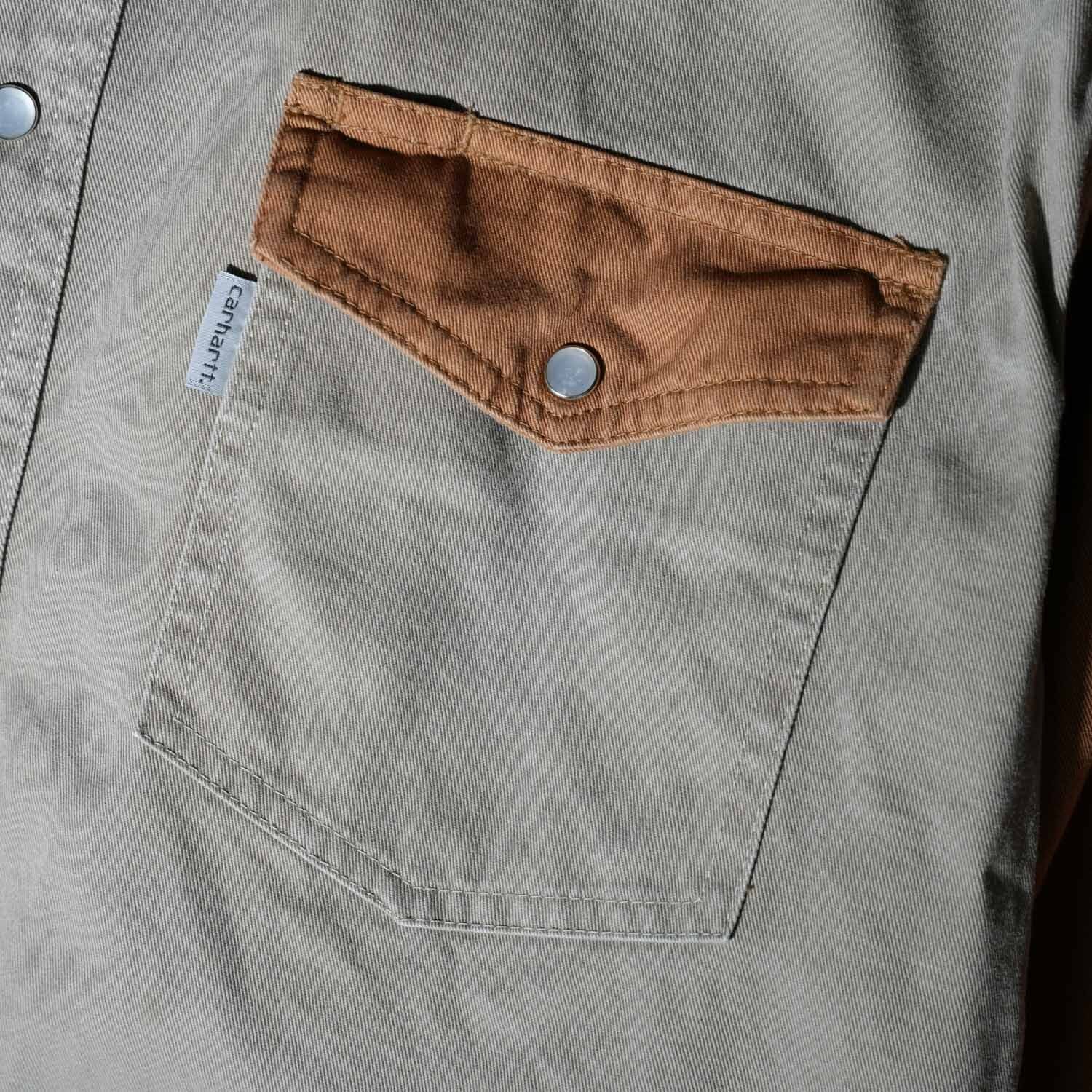 Carhartt】Two-Tone Western Work Shirt / カーハート ウエスタン