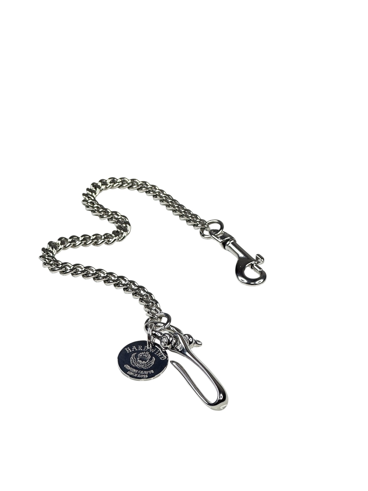 Hard Coin Silver Steel Wallet Chain