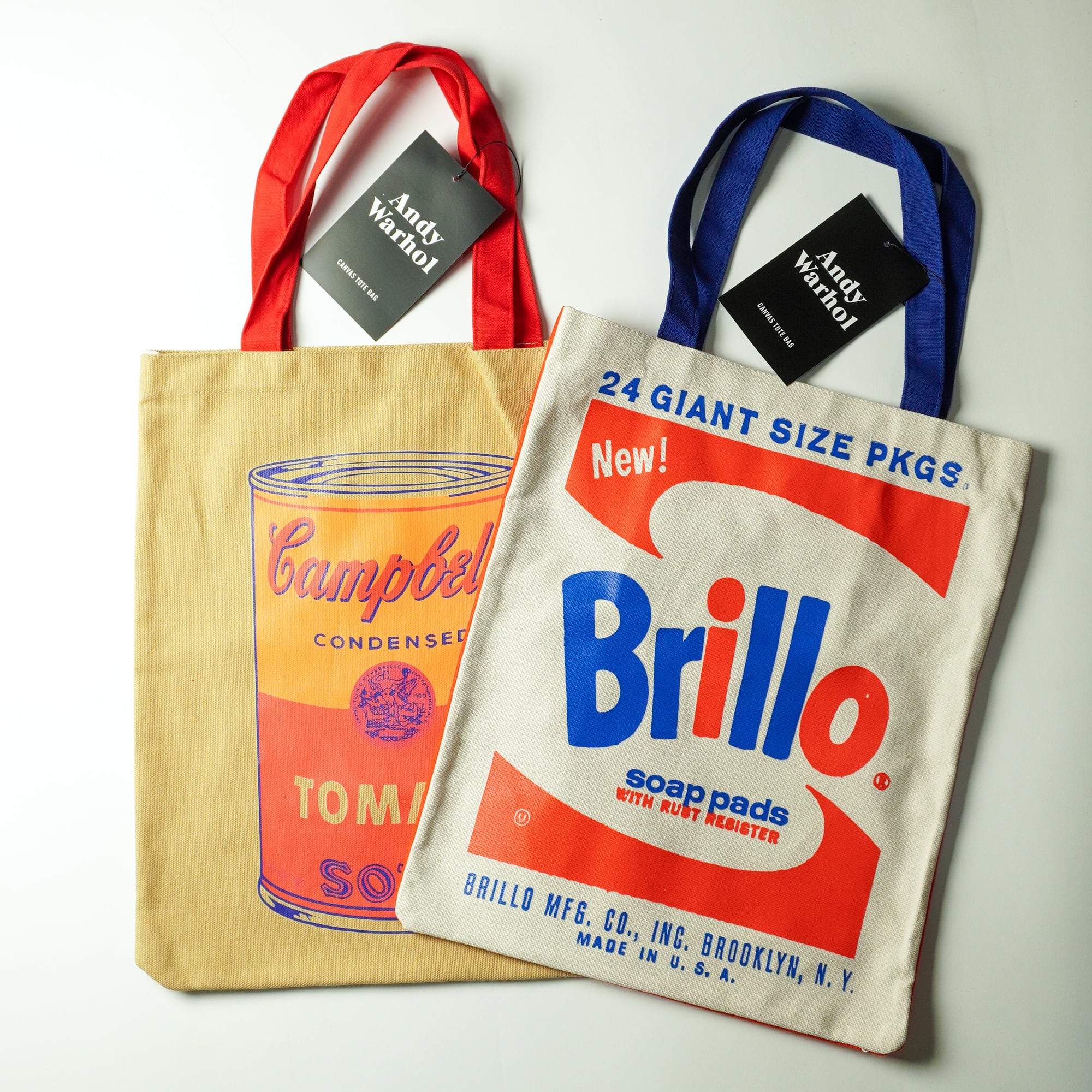 galison Andy Warhol Campbell's Soup Canvas Cans Tote Bag | CARRY