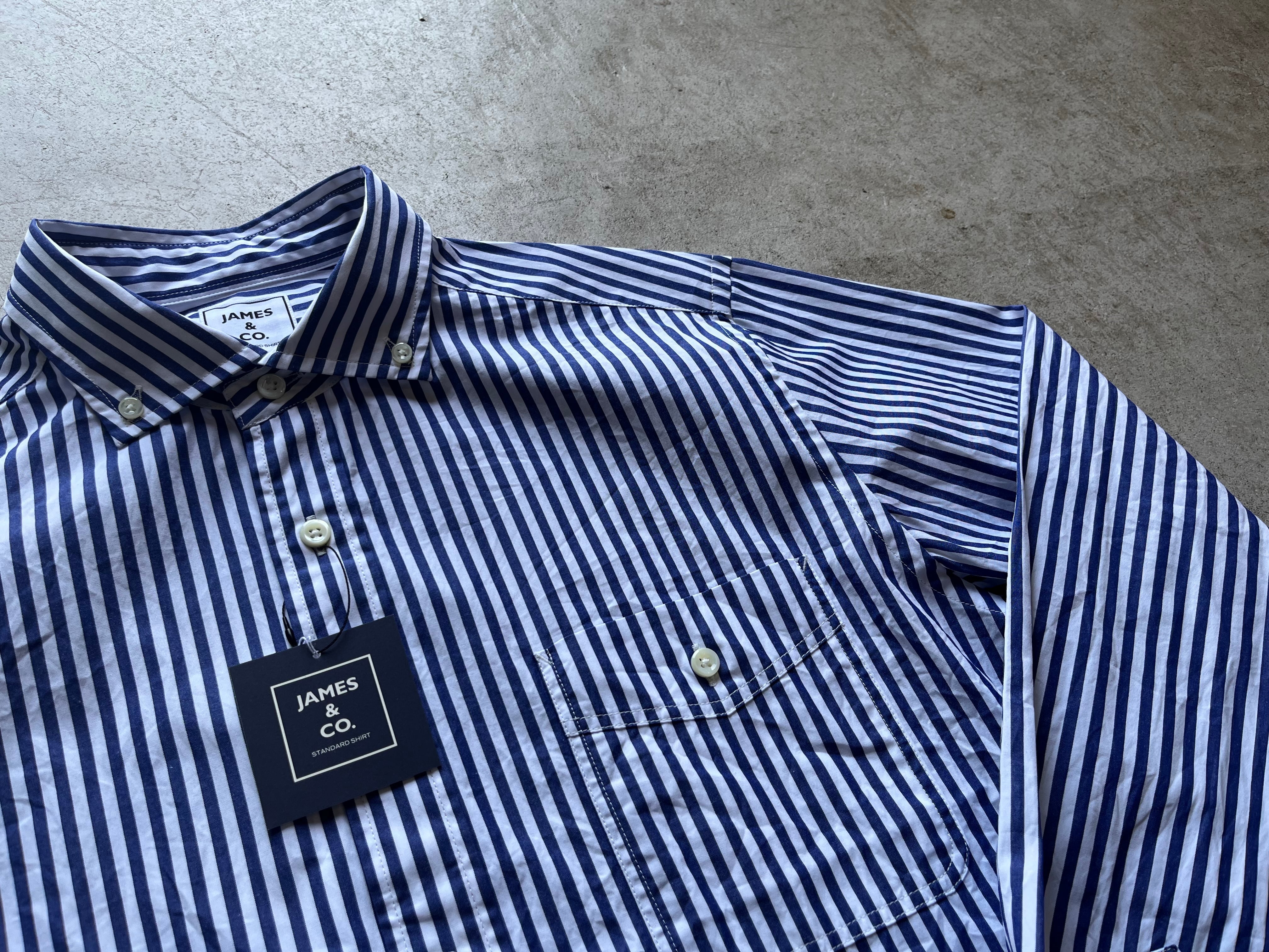 DELICIOUS　プジョル　5　 JAMES＆CO　シャツ メンズ JAMES & CO ジェームス＆コー STANDARD SHIRTS PUJOL プジョル