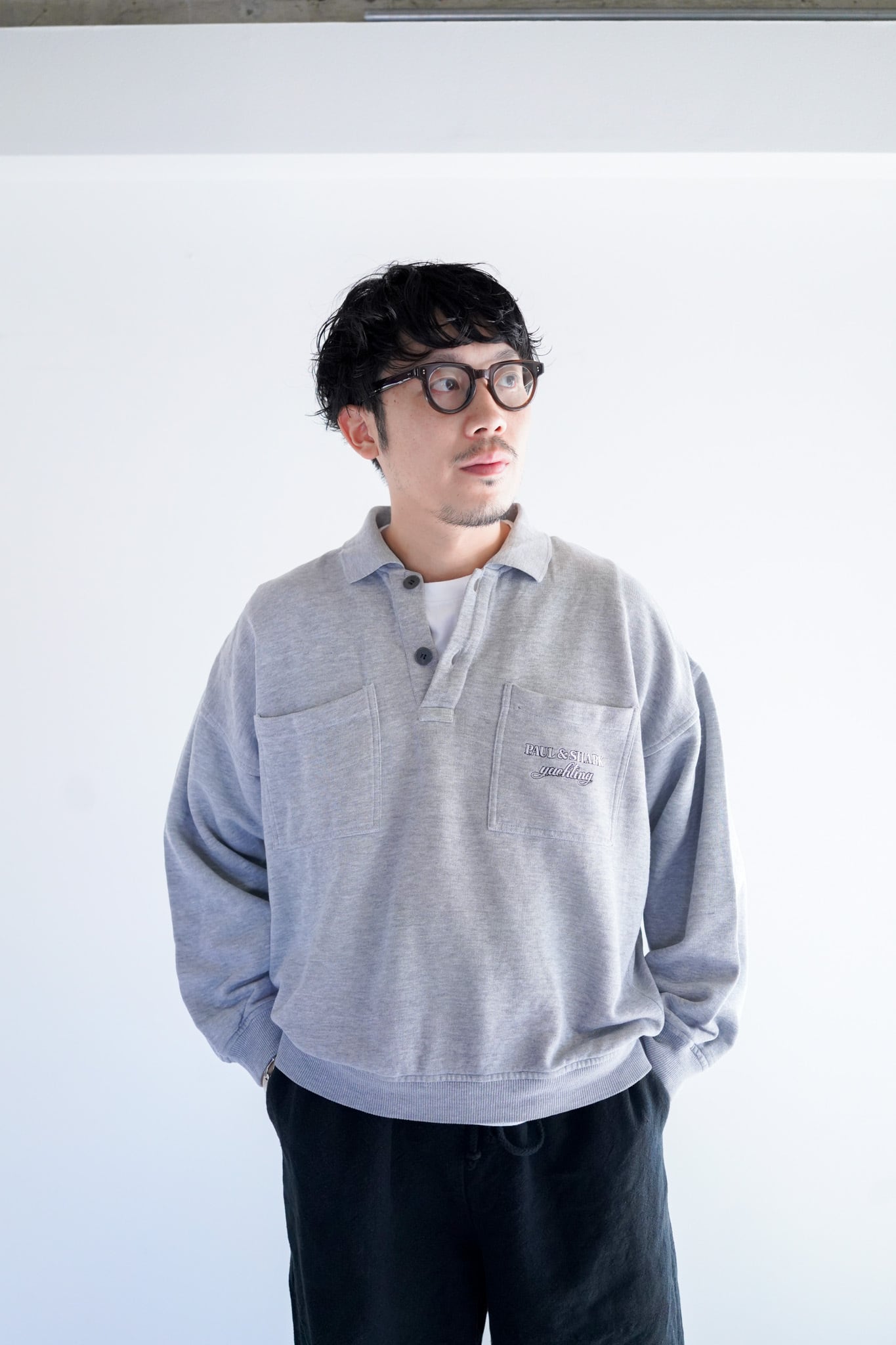 【1980s】"Paul & Shark" Stone Washed Sweat Shirts / 5-300