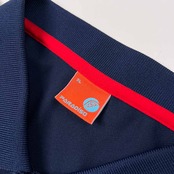 大きいサイズ PARADISO パラディーゾ ワッペン付き 半袖 ドライ ポロシャツ サイズ 3L /メンズ/ネイビー/ゴルフ