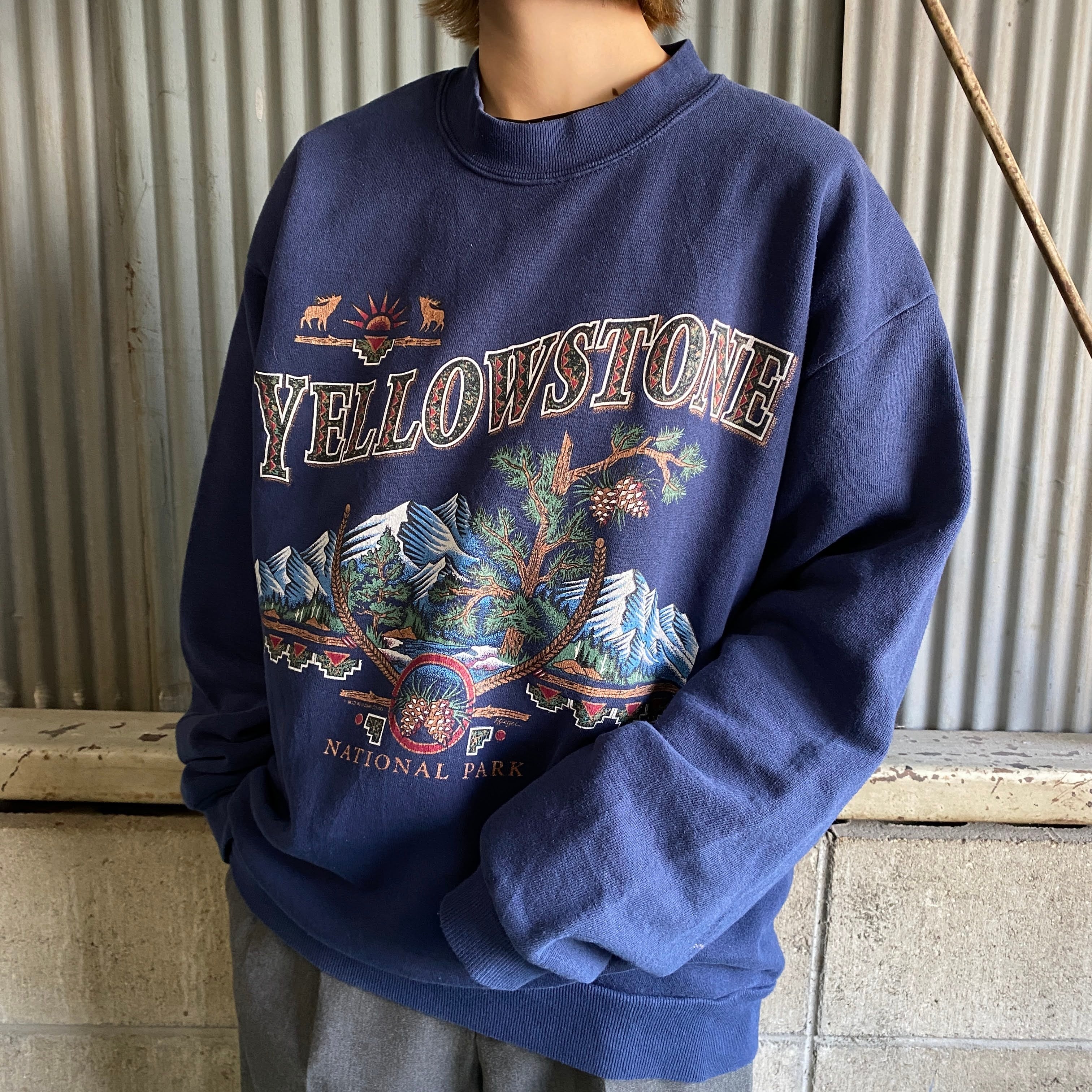 USA製 90年代 YELLOWSTONE ナショナルパーク アート プリント