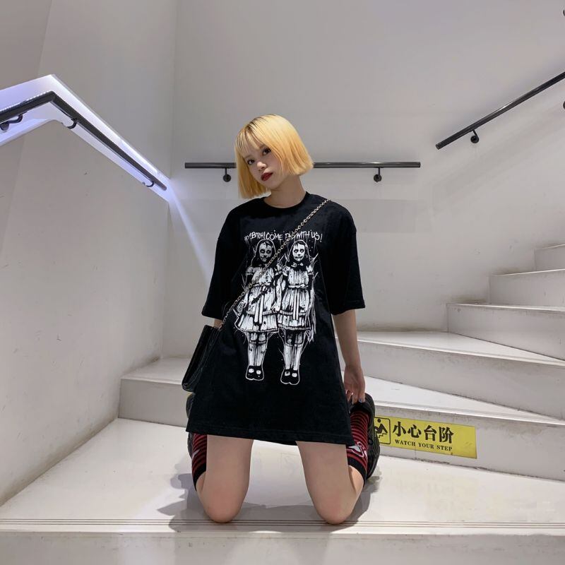 3年保証』 Tシャツ ホラーゴシック La llorona ファッション blog