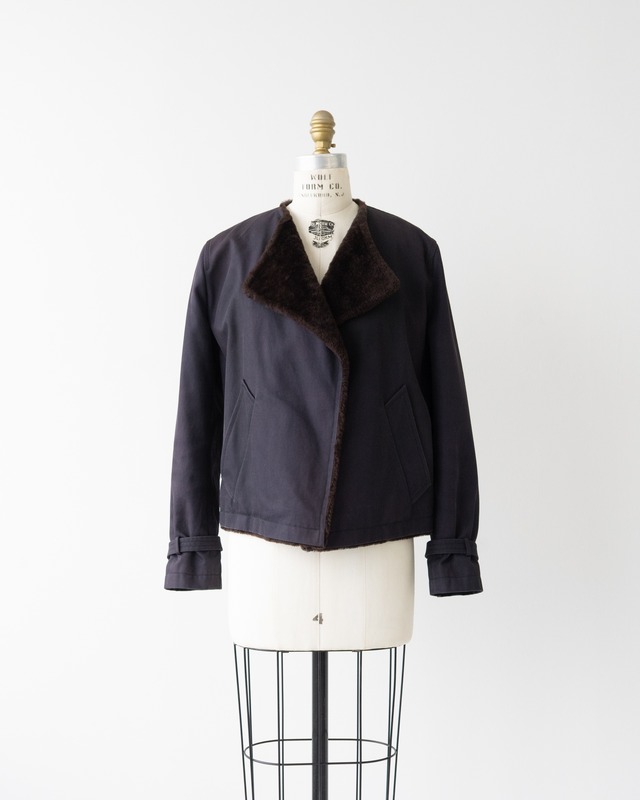〈Hermès by martin margiela〉Boa Short Jacket