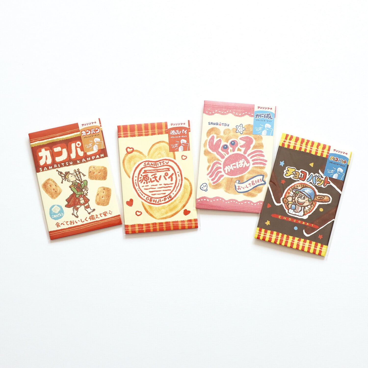 かにぱん ぺりっとレターセット 古川紙工 | litenskog｜文具・雑貨