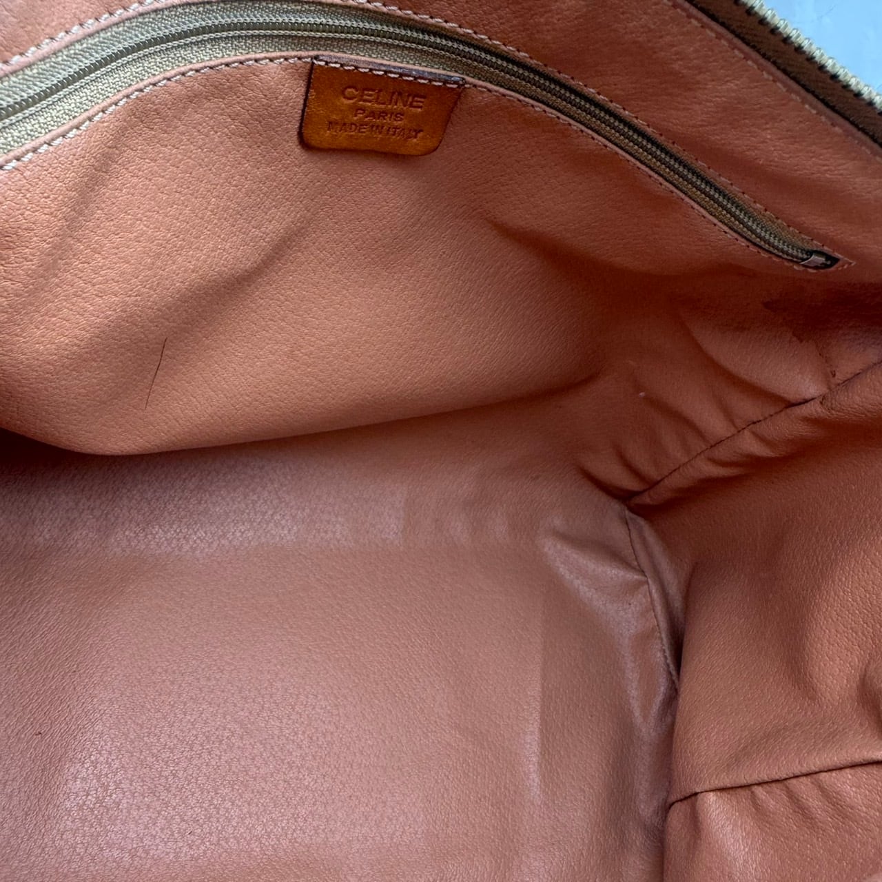 CELINE / セリーヌ マカダム柄 トリオンフ ミニボストンバッグ（PVC