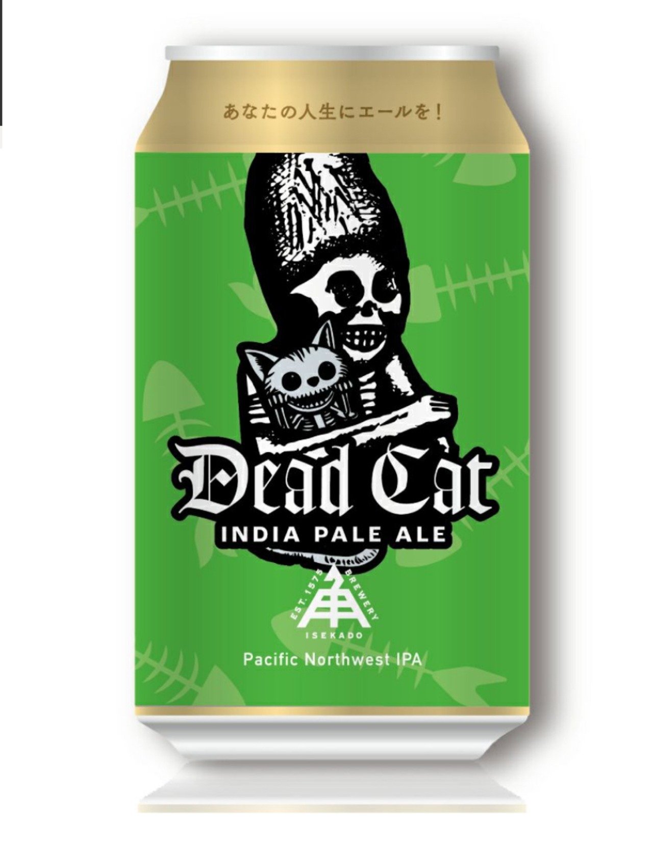 伊勢角屋麦酒　伊勢市　【Dead Cat IPA 】(Pacific Northwest IPA)  350ml