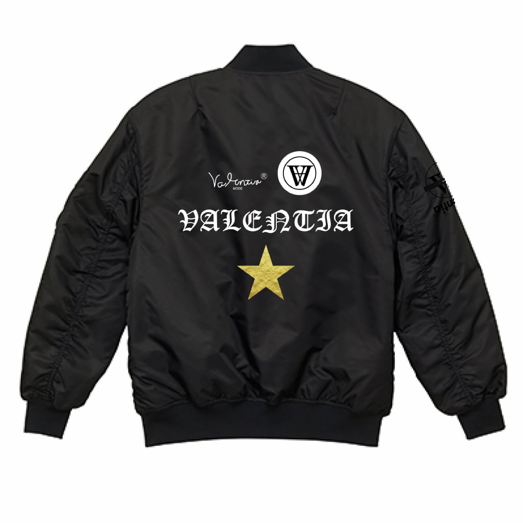 （両面印刷）United Athle タイプ MA-1 ジャケット（中綿入）