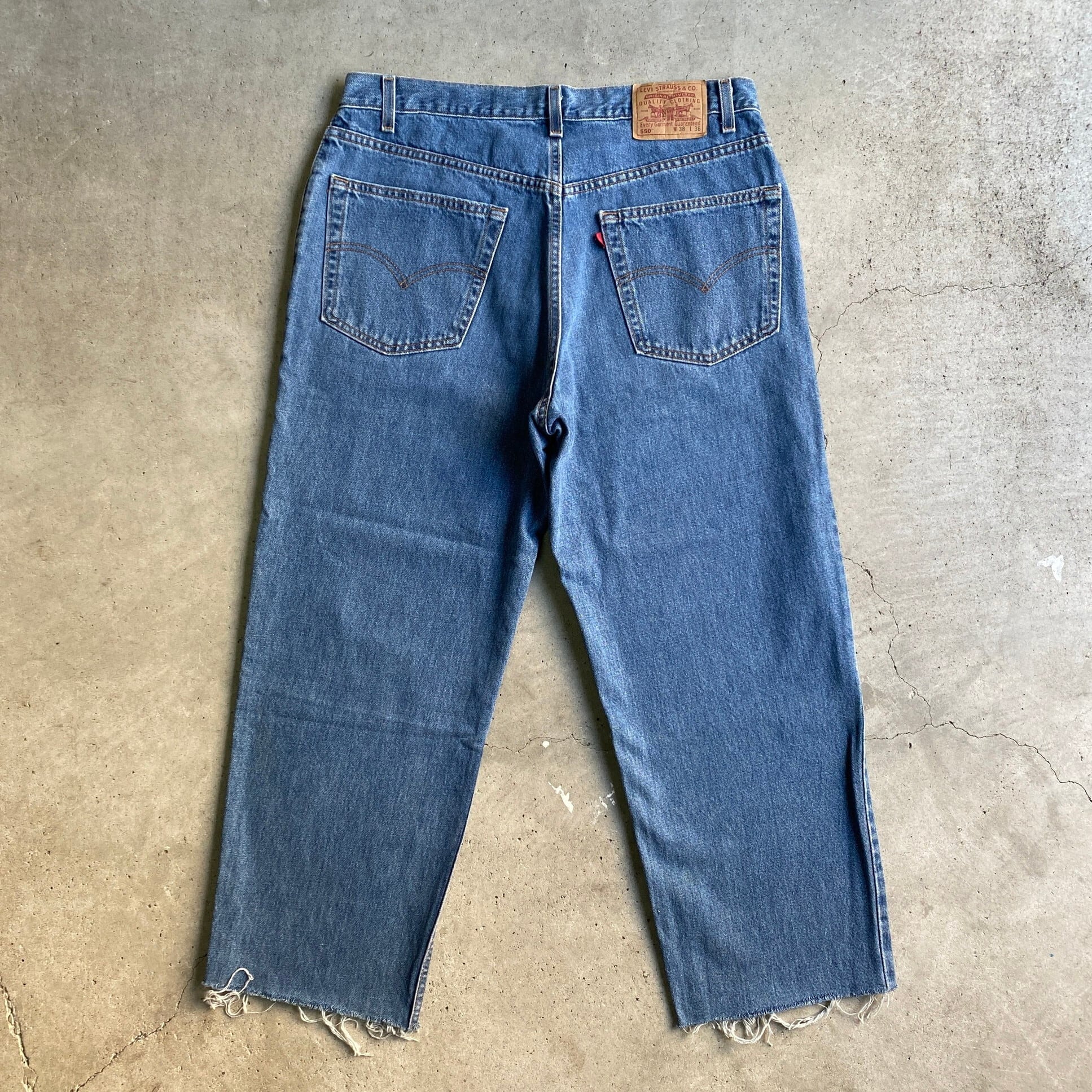 90年代 USA製 Levi's リーバイス 550 テーパード デニムパンツ RELAXED ...