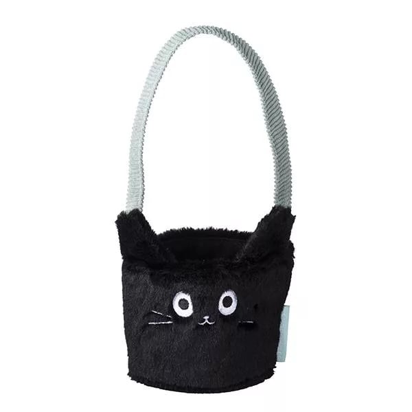 スターバース　台湾　シュリンク付き 台湾スターバックス】 もふもふ黒猫ドリンクホルダー | 台湾雑貨商店