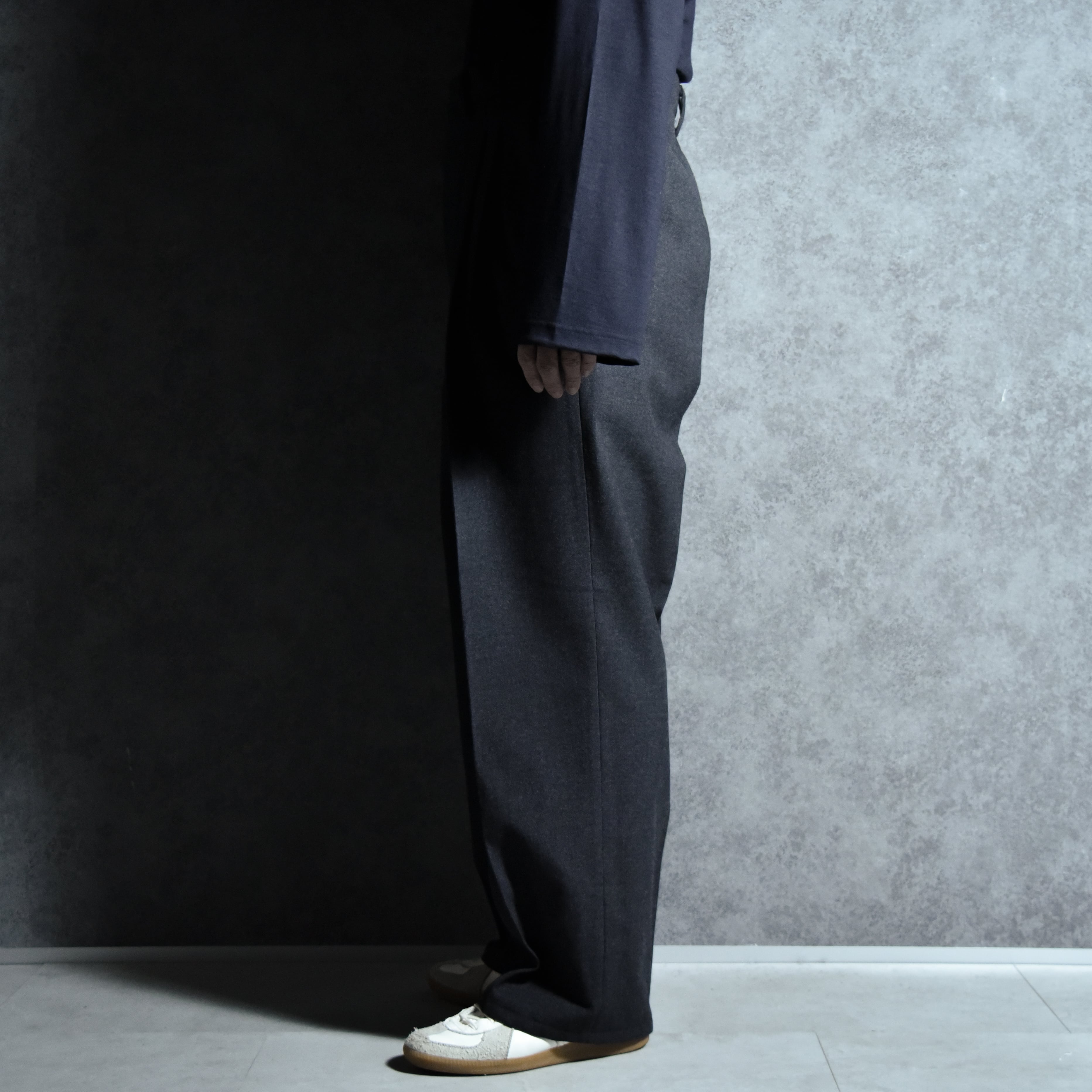 DEAD STOCK】Italian Navy Two-tuck Wool Trousers イタリア軍