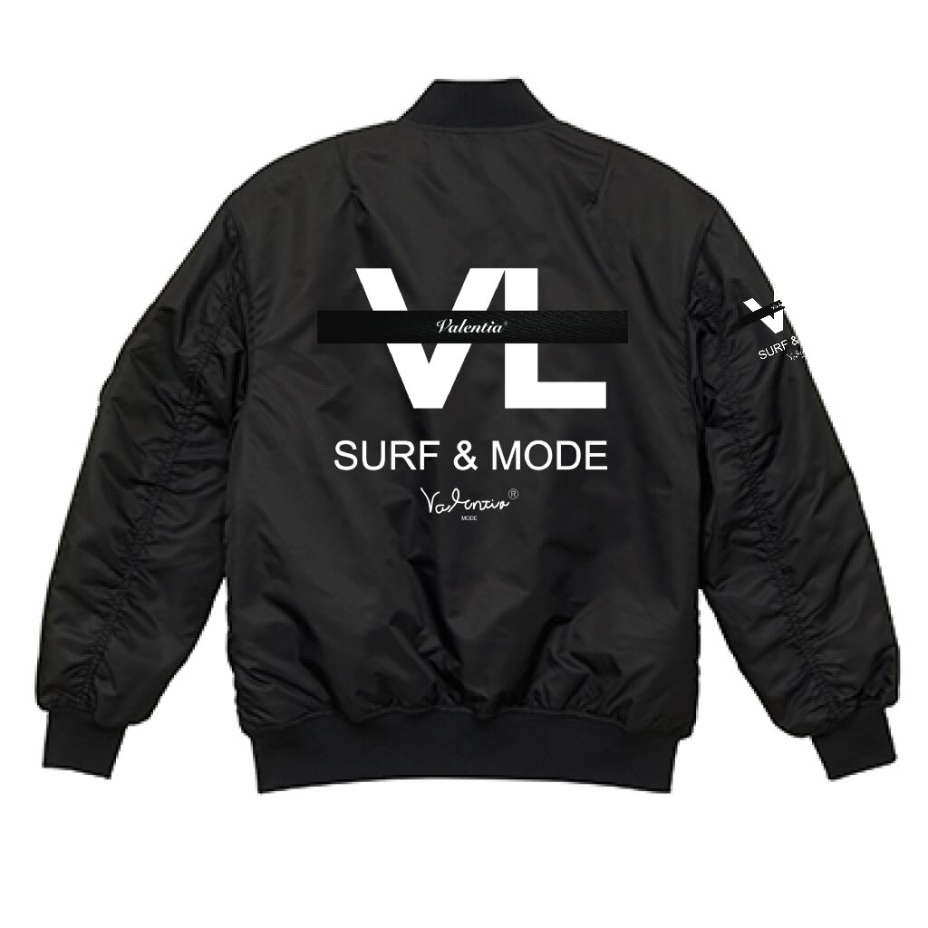 （両面印刷）United Athle タイプ MA-1 ジャケット（中綿入）