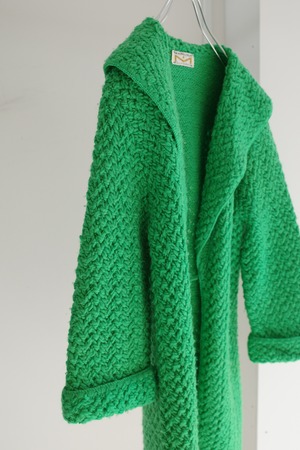 green power knit coat