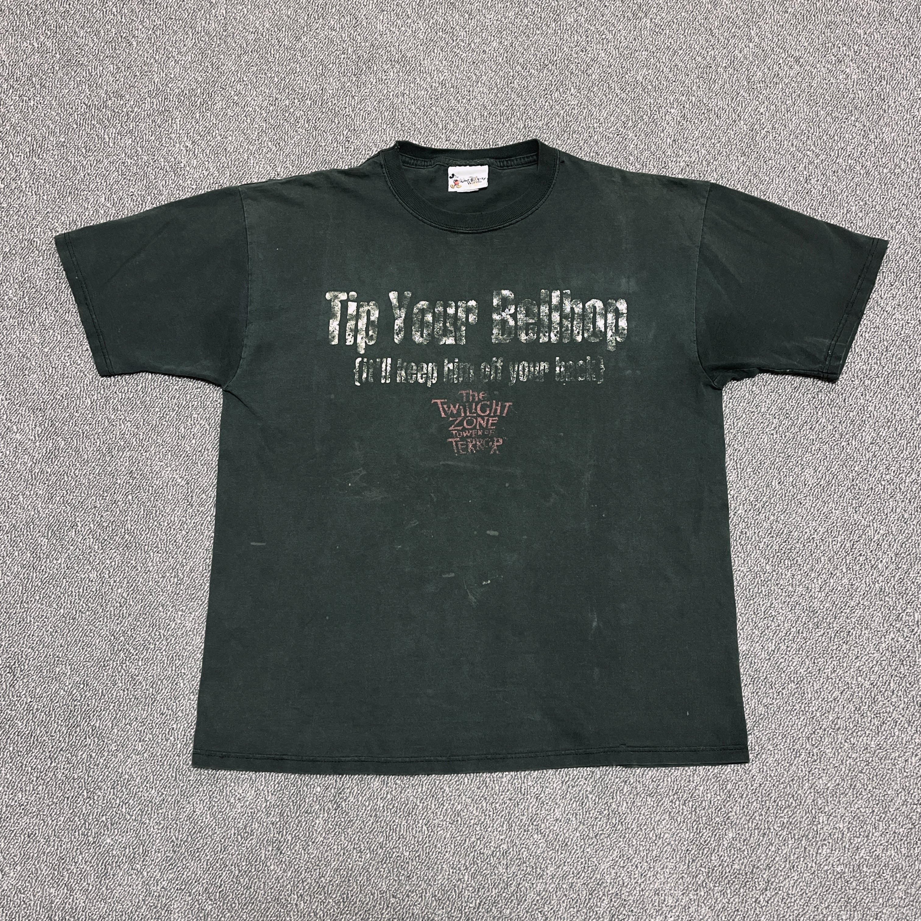 disney タワーオブテラー 骸骨 ヴィンテージTシャツ USA製 | Black