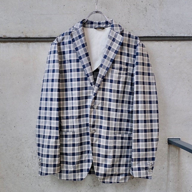 Olmetex Madras/ Check Tailored Jacket