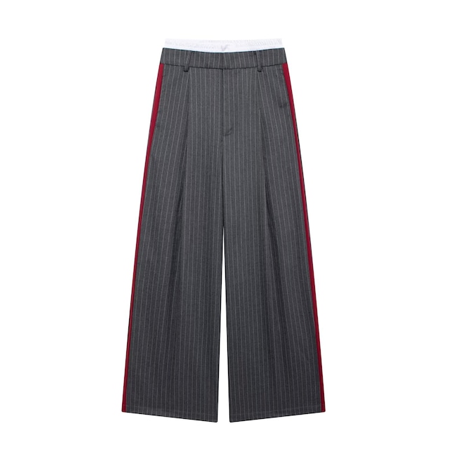 Red Side Line Stripe Pants / レッド サイドライン ストライプ パンツ