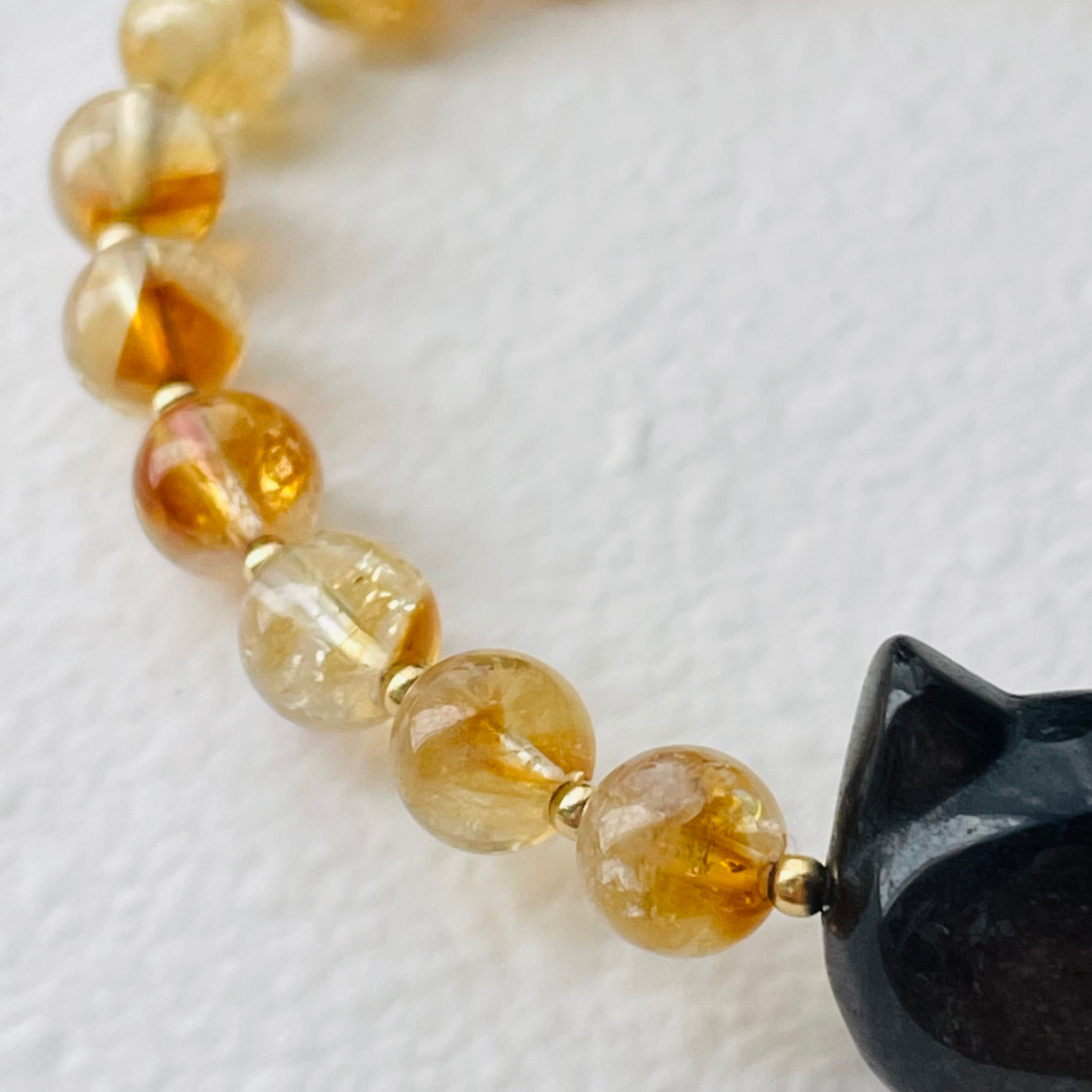 25-①②猫×パワーストーン|ブレスレット|財運・貯蓄運UP| ネコ ねこモチーフ 猫雑貨 猫グッズ アクセサリー 天然石 プレゼント ギフト レディース