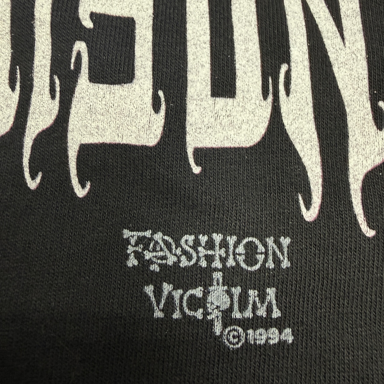 【FASHION VICTIM】ファッションヴィクティム "NAME YOUR POISON" 90's Vintage Tシャツ