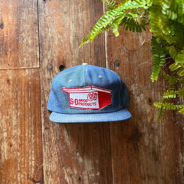 Circa 80's Deadstock "K-Brand” Denim Trucker Hat//Cominco American