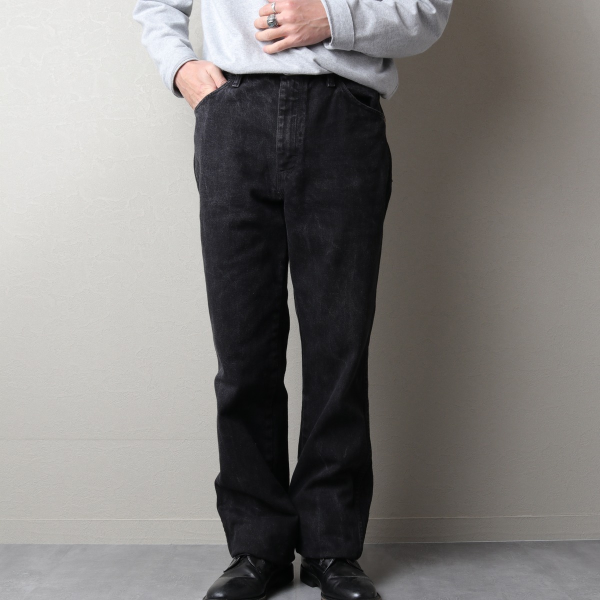 [33×32] 1990's~ Wrangler Black Denim pants 
