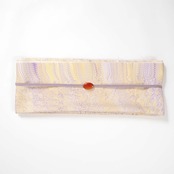 suminagashi リバーシブル半巾帯 〈flower shower〉