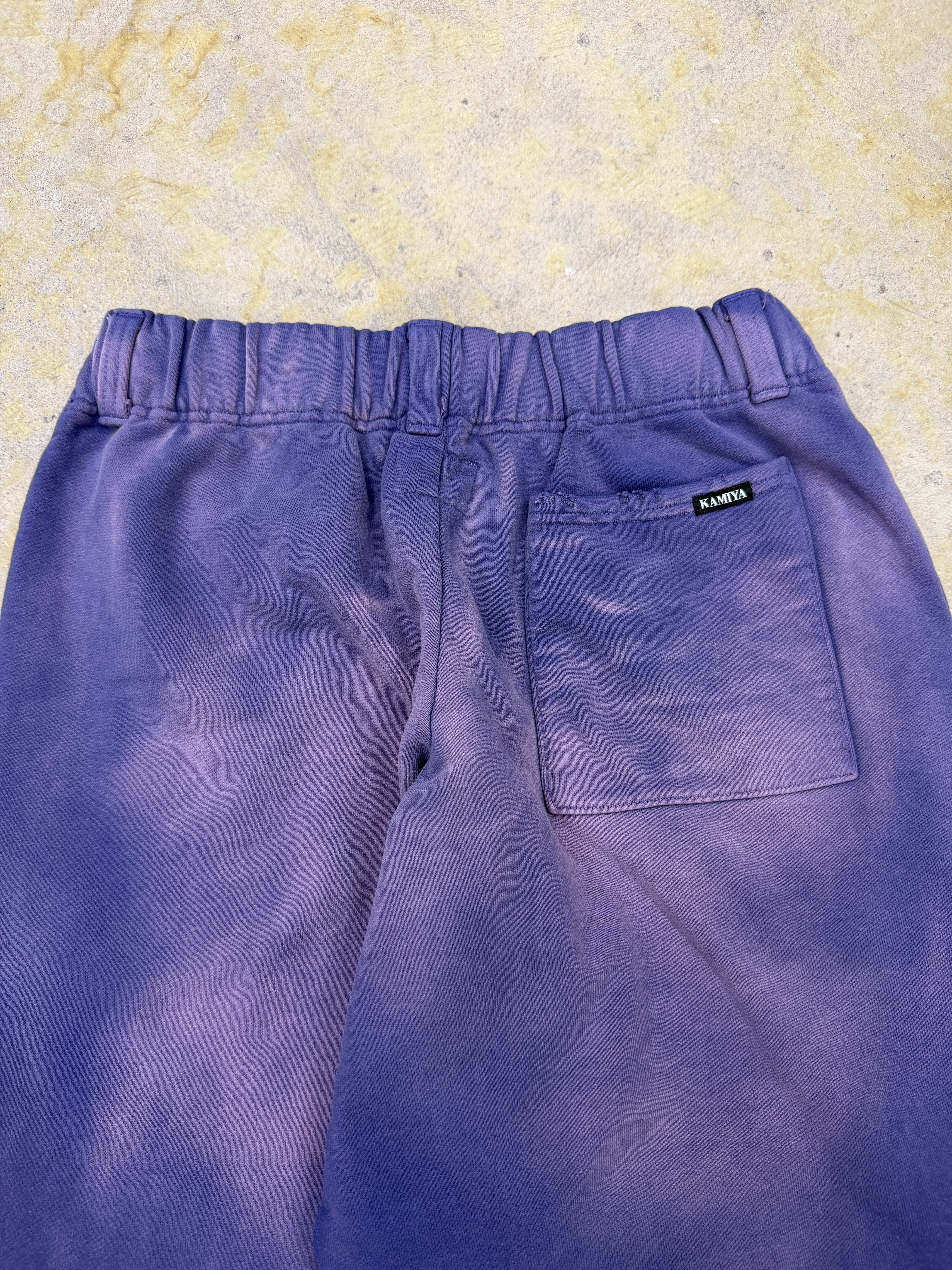 KAMIYA | Rped NmPtc Wide Sweat Pants | NAVY | HOWDAY