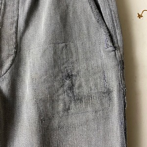 vintage 1950’s french cotton pique work pants