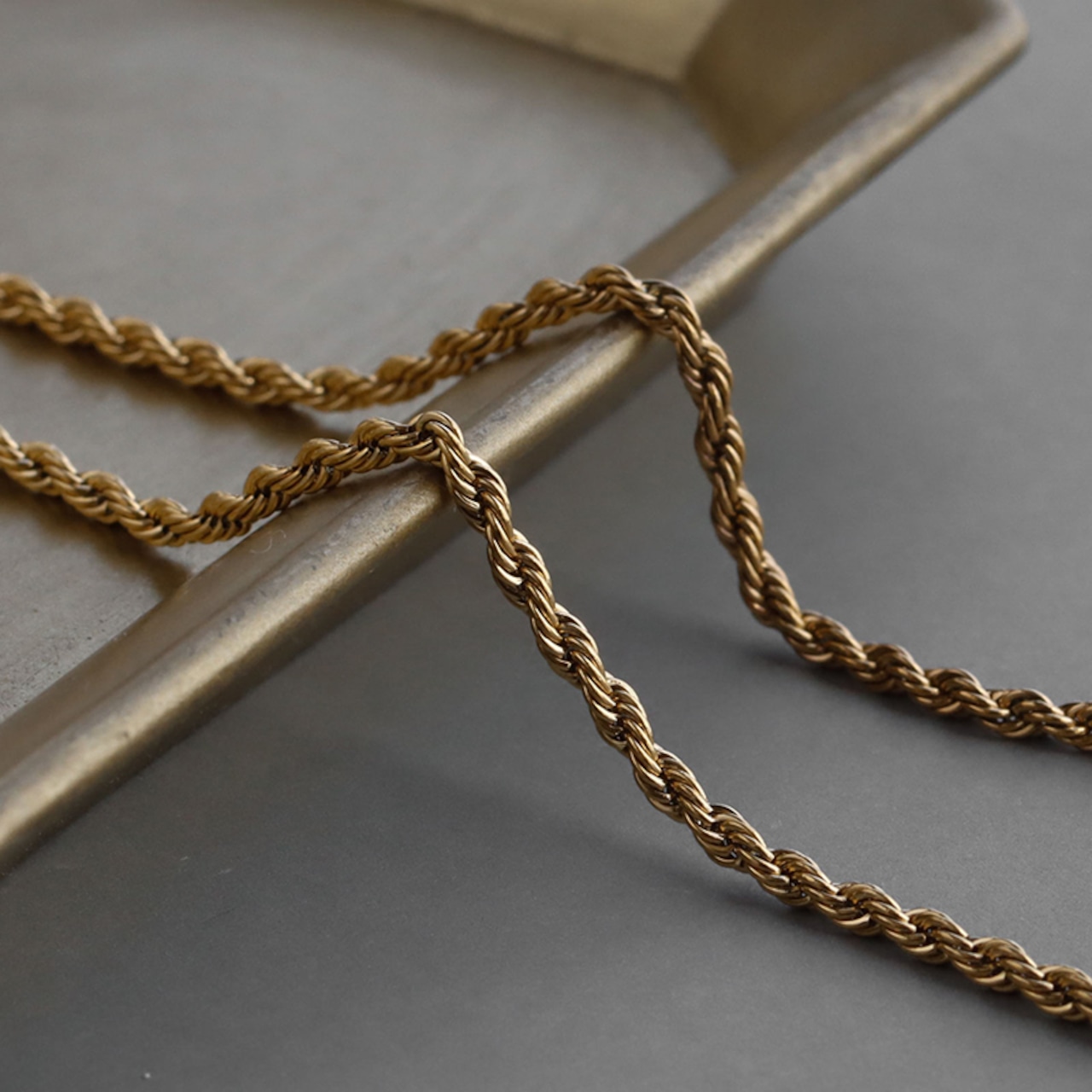 【ネコポス便】金属アレルギー対応 ネックレス サークル ジルコニア ネックレス 2366