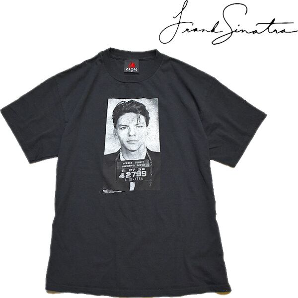 1点物◇フランクシナトラ黒フォトプリントTシャツ古着メンズレディース