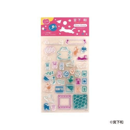 patty☆さま　studio calico クリアスタンプ Komamono クリエイティ部 クリアスタンプ [全4種類] 日本出版販売