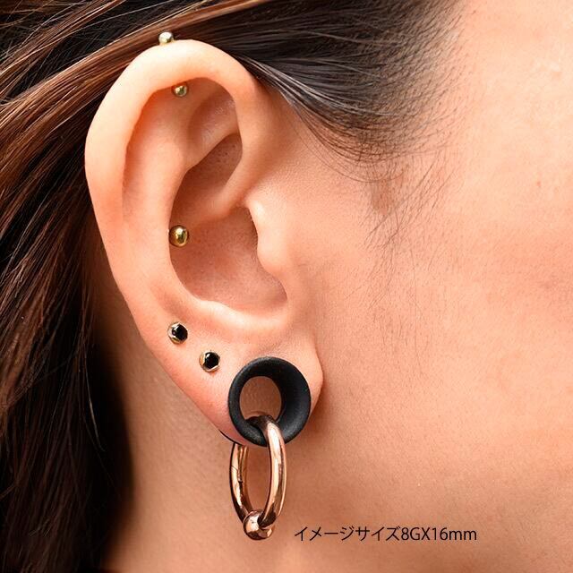 ワンタッチピアス 10G コレでボールを無くさない 肌に馴染む ピンク