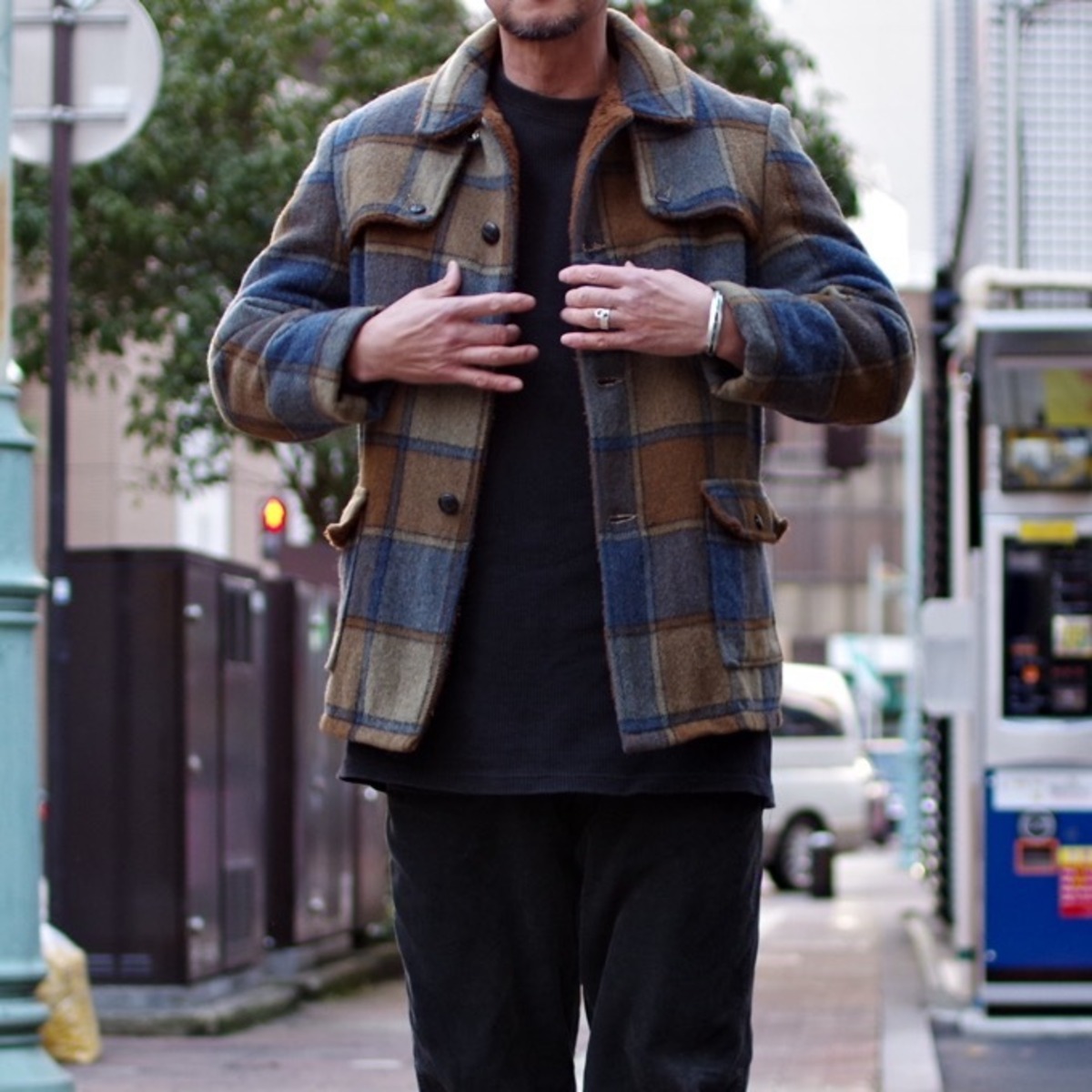 その他】 メンズチェック ジャケット《Fox ? Knapp》稀少ヴィンテージ！