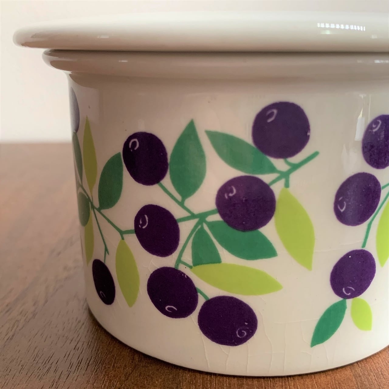 アラビア ブルーベリー柄 ジャー / ARABIA POMONA Jam Jar | ON THE MOON