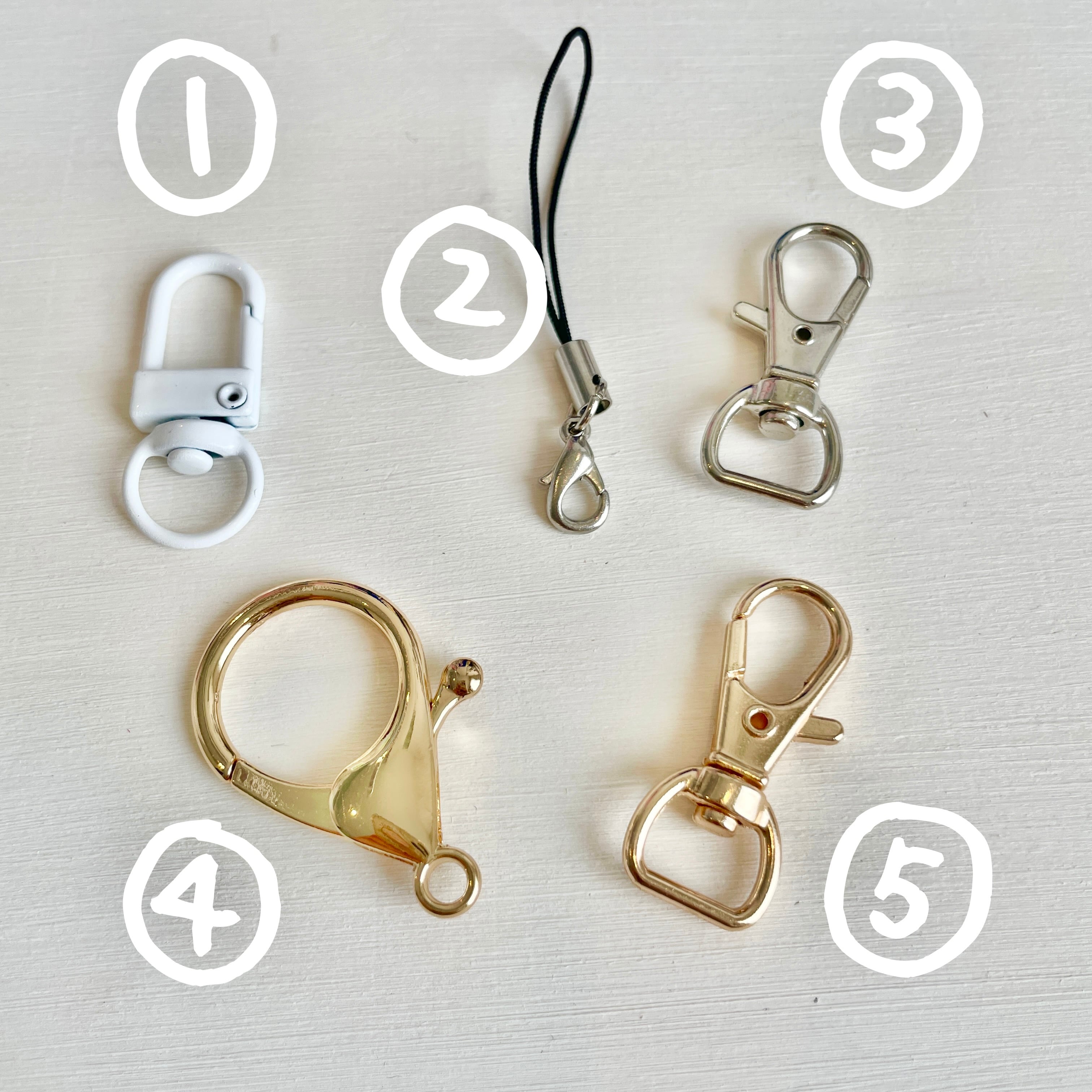 オレンジ】推し色ビーズキーホルダー/ビーズストラップ【金具が選べる