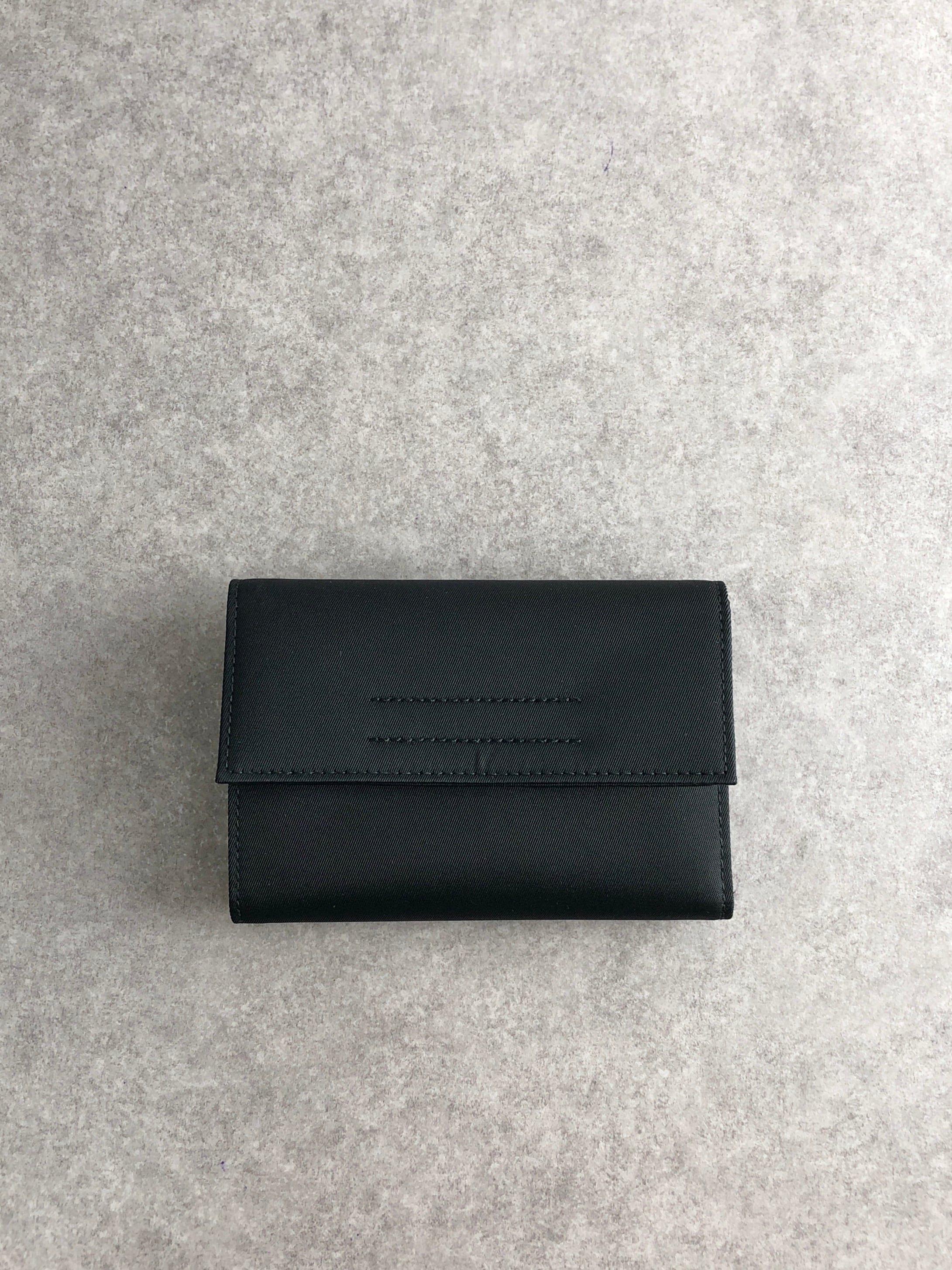 PRADA プラダ 財布 ブラック トライアングルロゴ ナイロン 3つ折り