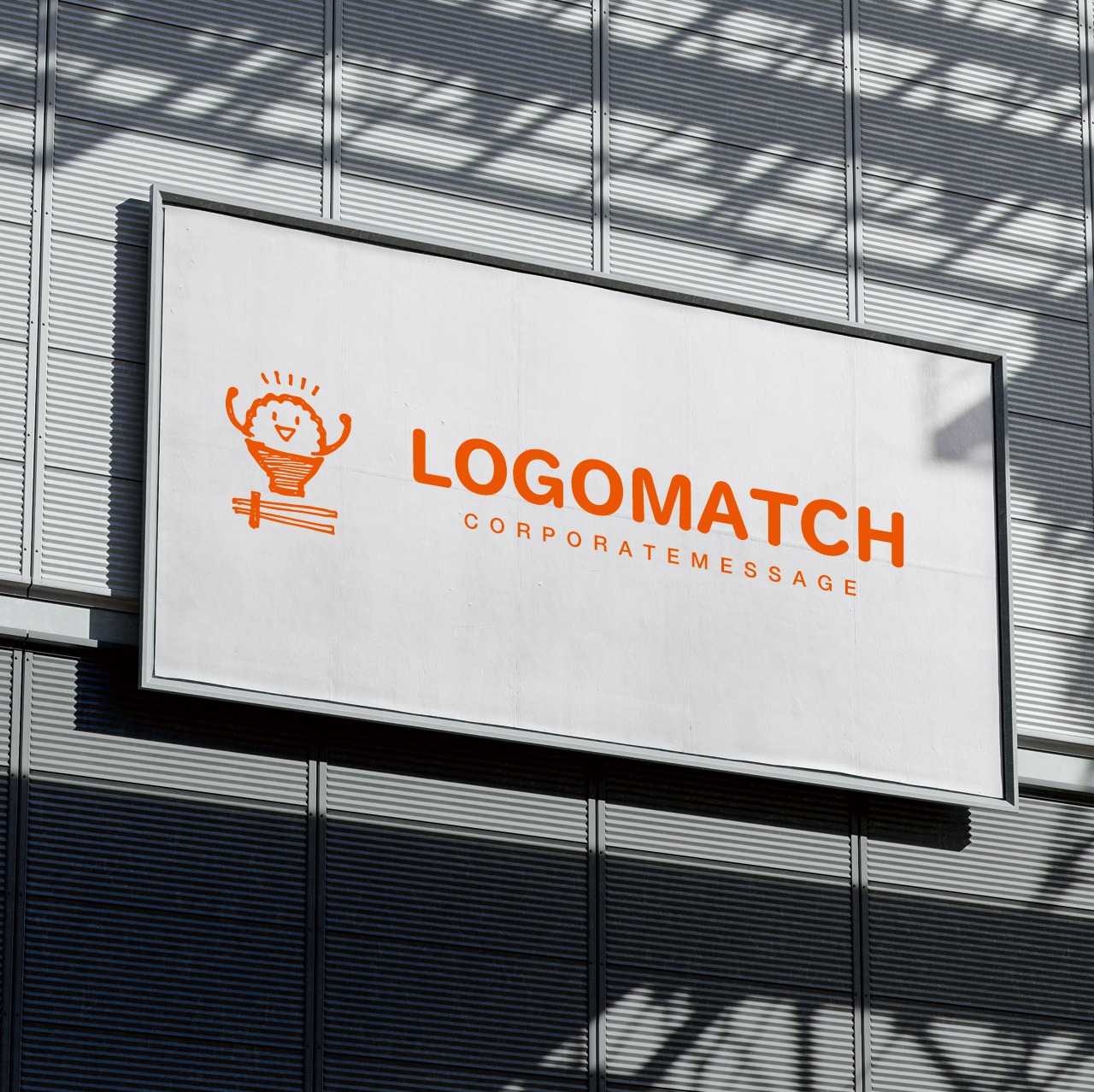 元気いっぱい！お茶碗くんのロゴ