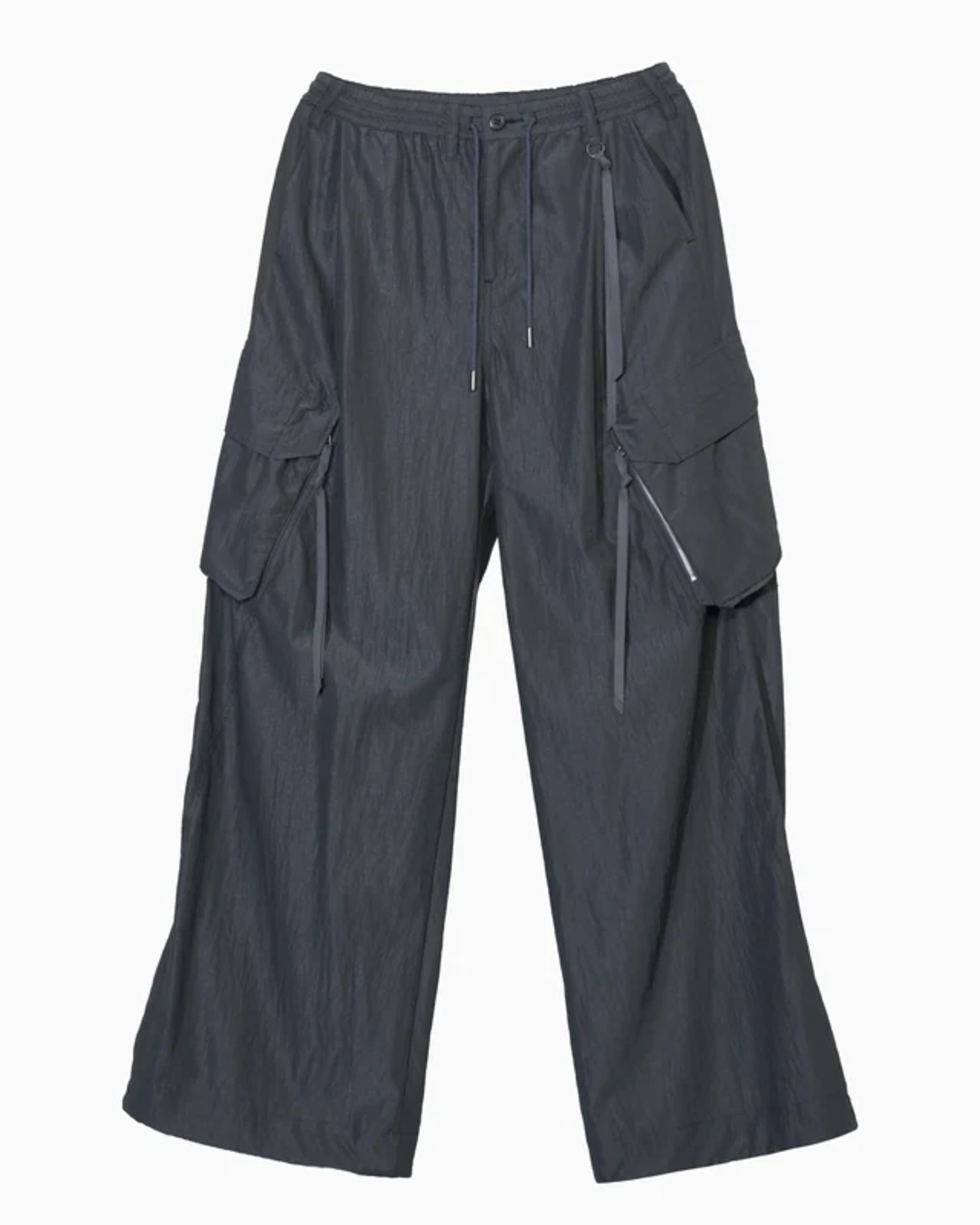 【26SS】Tamme タム / ナイロンスラックスパンツ /NYLON PCS COMBAT SLACKS GREY - 1