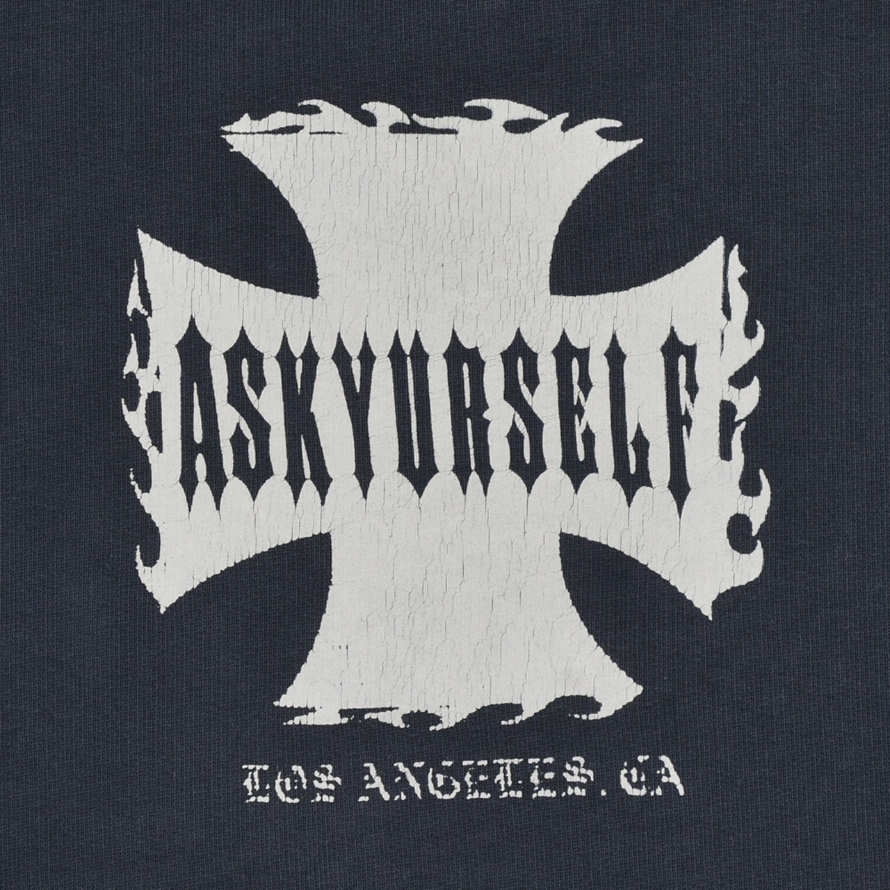 【ASKYURSELF】RAW AY CROSS HOODIE - 8
