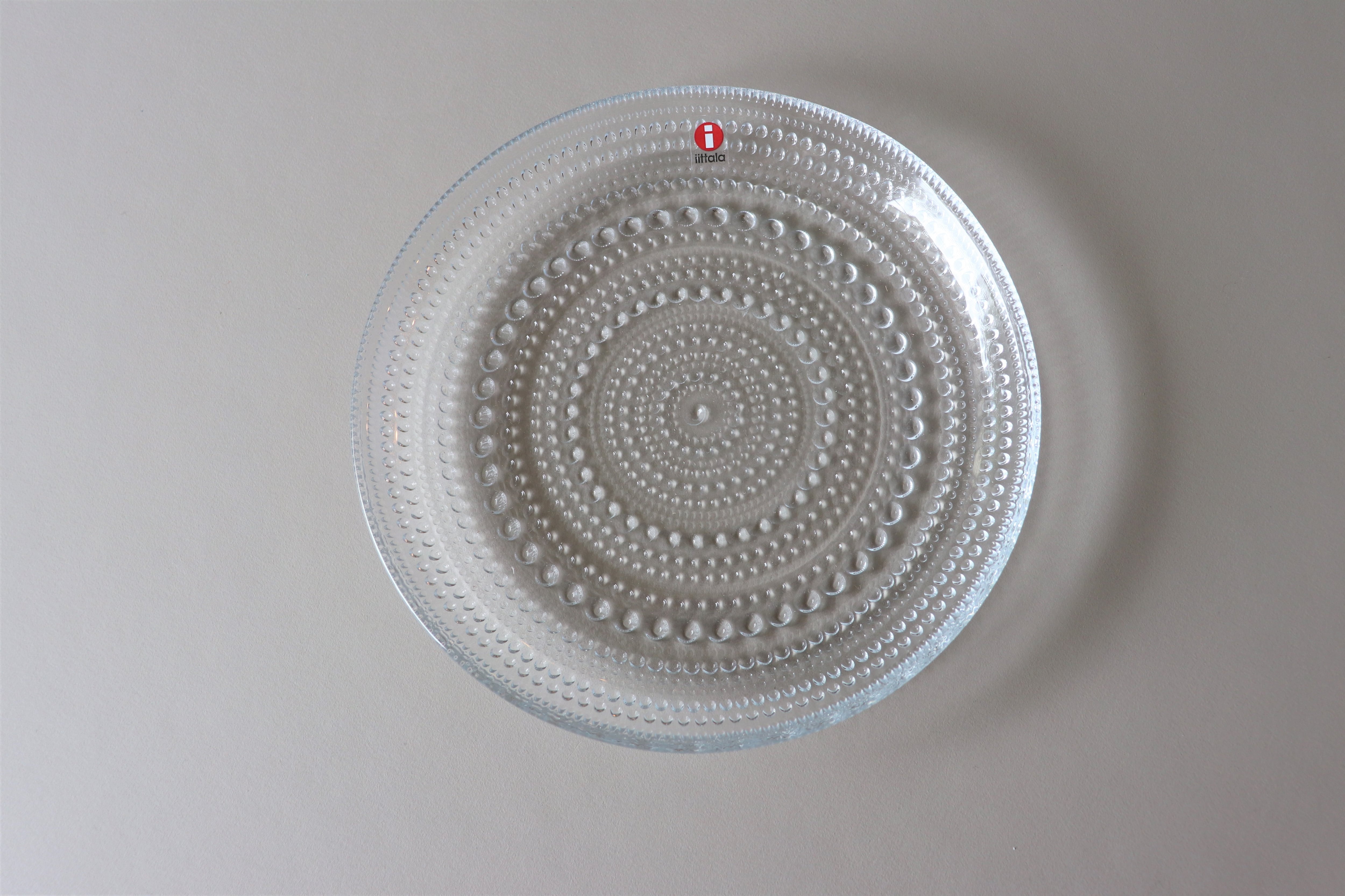 イッタラ カステヘルミ プレート 17㎝ クリア