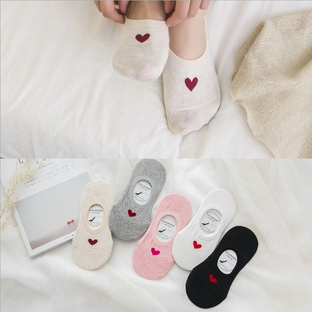 夏の靴下女性の綿の靴下薄い目に見えないボートの靴下ローカット浅い口が大好きシリコーン滑り止めキャンディーカラーの女性の靴下 ブラック・アイド・ピーズ19062543159