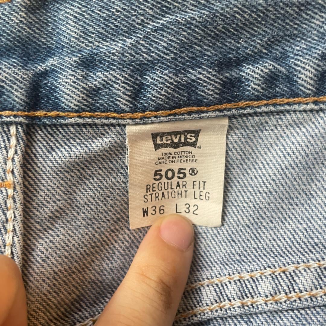 LE19 90s リーバイス 505 デニム メキシコ製 ジーンズ W36 LE19 90s リーバイス 505 デニム メキシコ製 ジーンズ W36