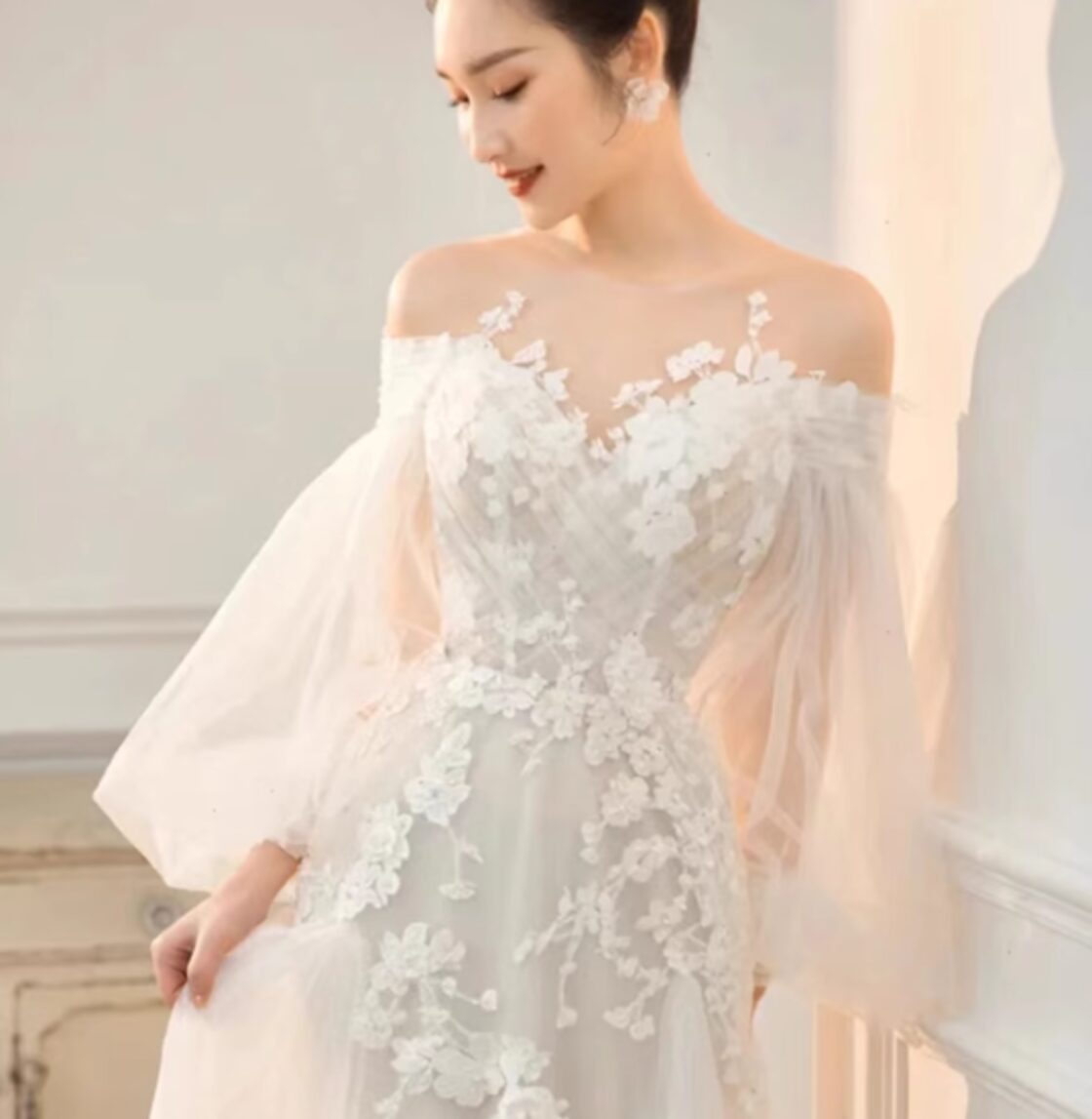 ウエディングドレス レディース 結婚式ドレス パーティードレス 