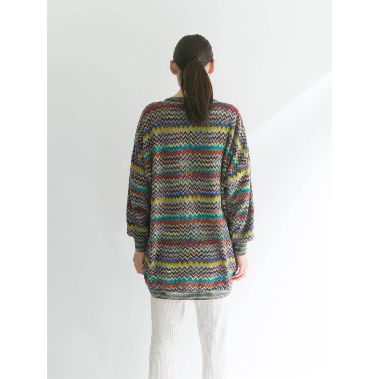 MISSONI】Made in Italy ziigzag knit cardigan（ミッソーニ