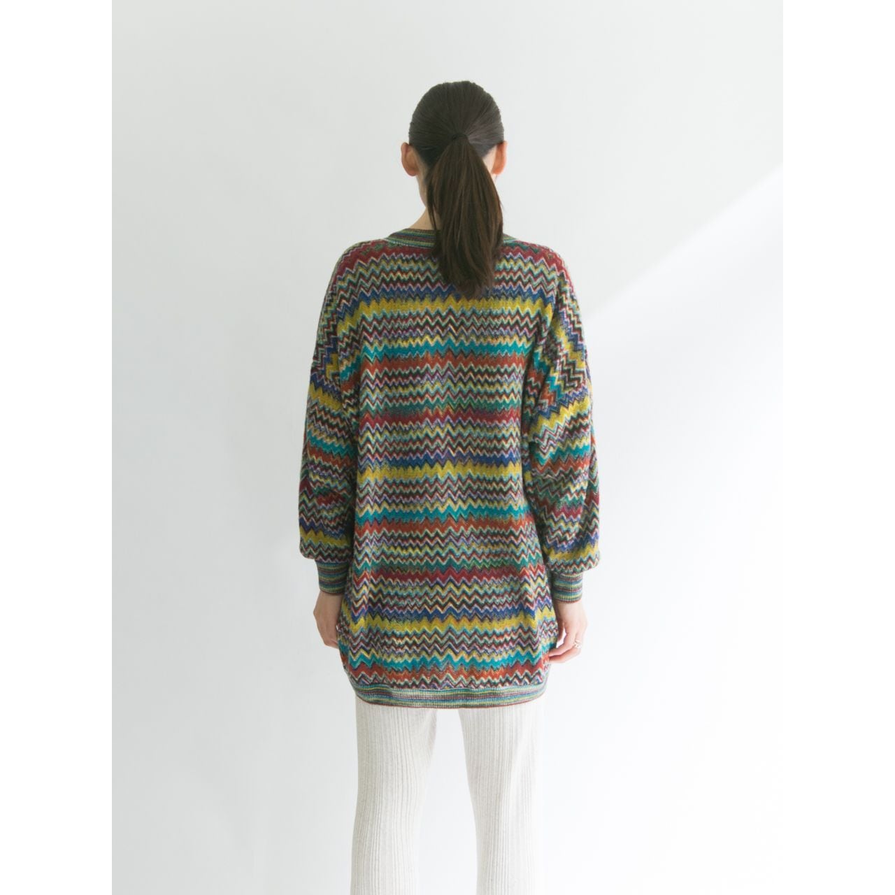 【MISSONI】Made in Italy ziigzag knit cardigan（ミッソーニ イタリア製 ジグザグニットカーディガン）5b