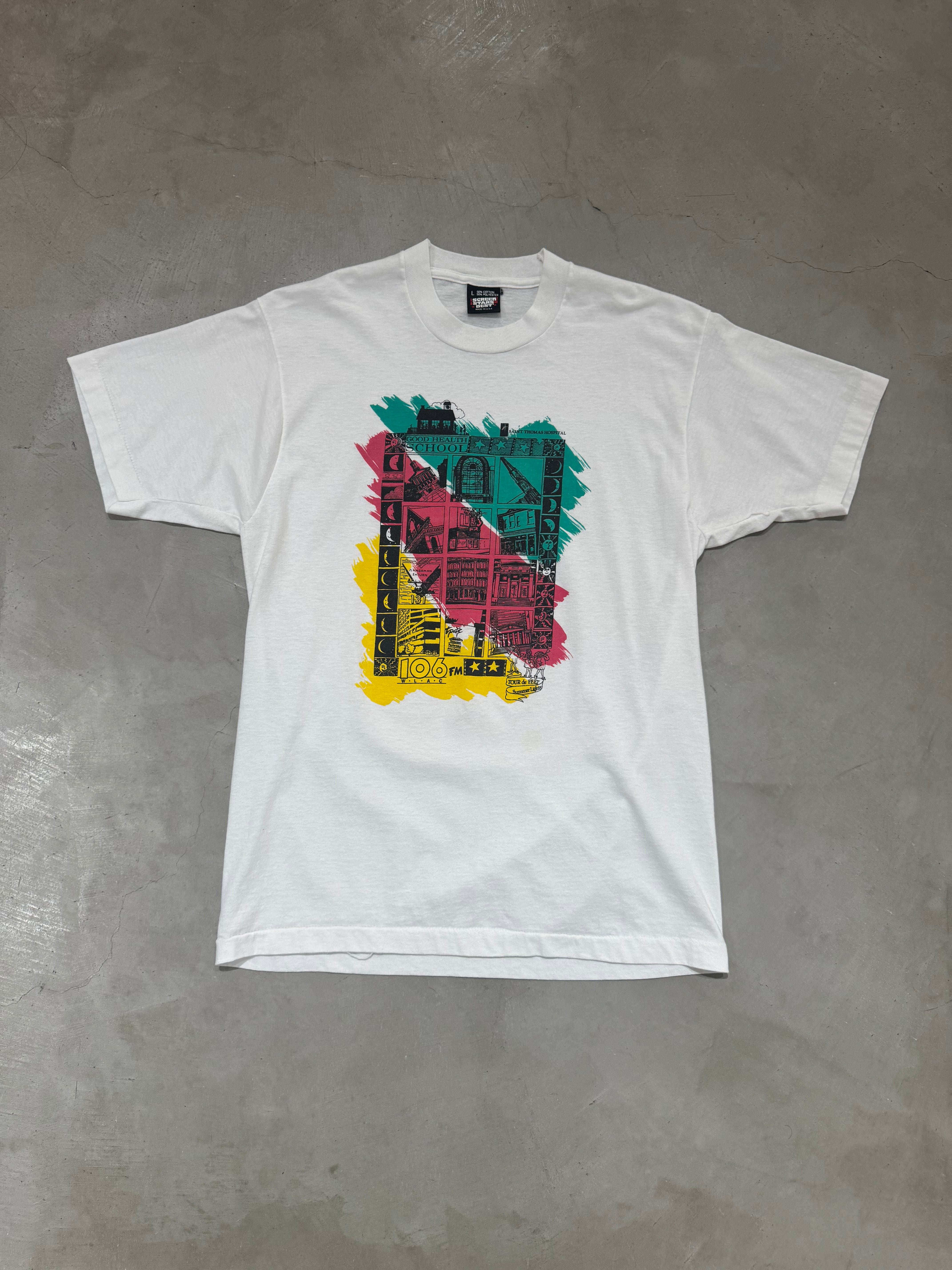 90s print Tee